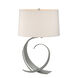 Fullered Impressions 22.1 inch 150 watt Vintage Platinum Table Lamp Portable Light in Flax