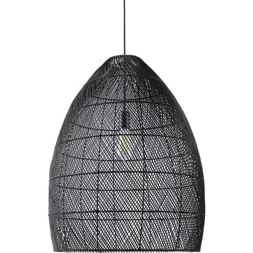 Larimar 1 Light 19.75 inch Black Pendant Ceiling Light