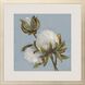 Florals Collection Champagne Gold Block Contemporary Framed Art