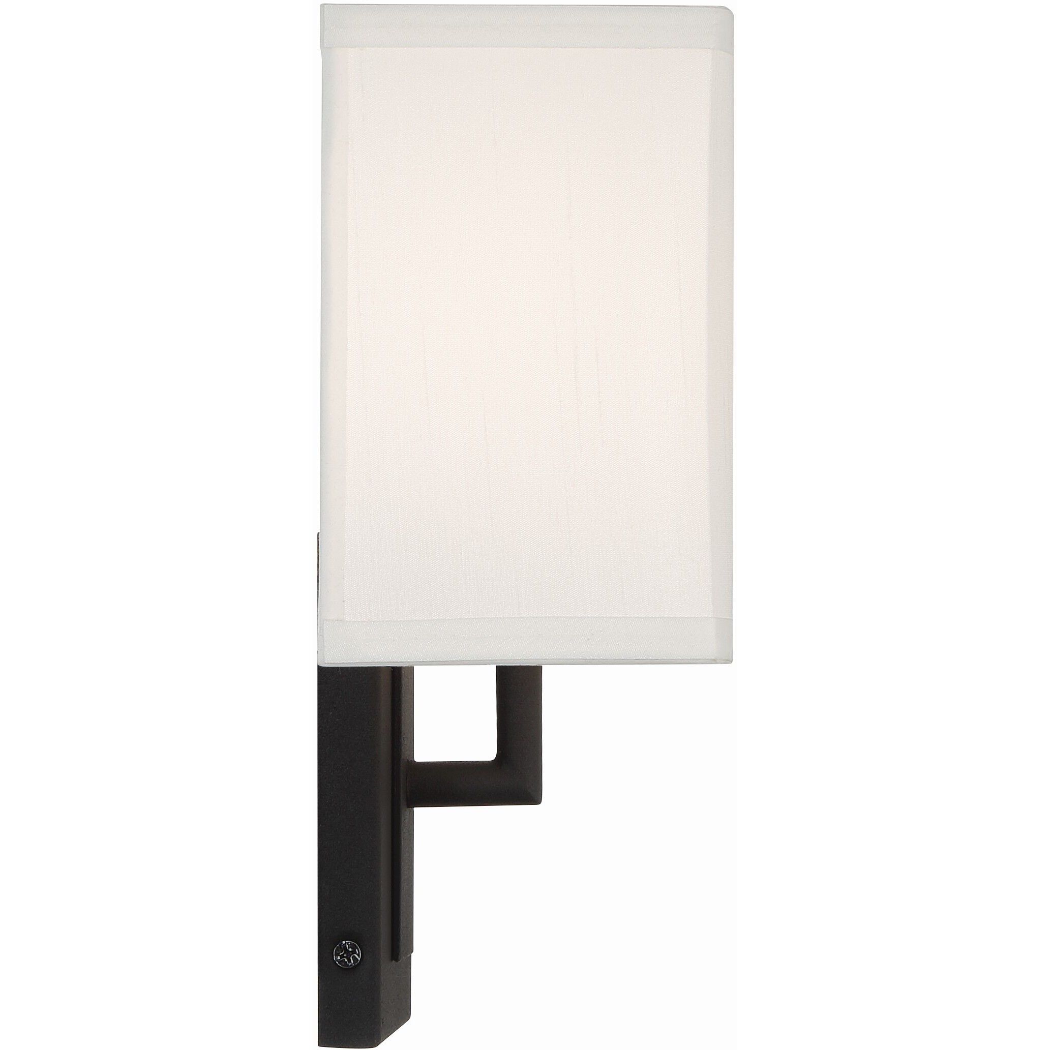 Brent Bath Sconce Wall Light in Black Forged