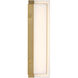 Tanzac LED 8 inch Soft Brass Wall Sconce Wall Light