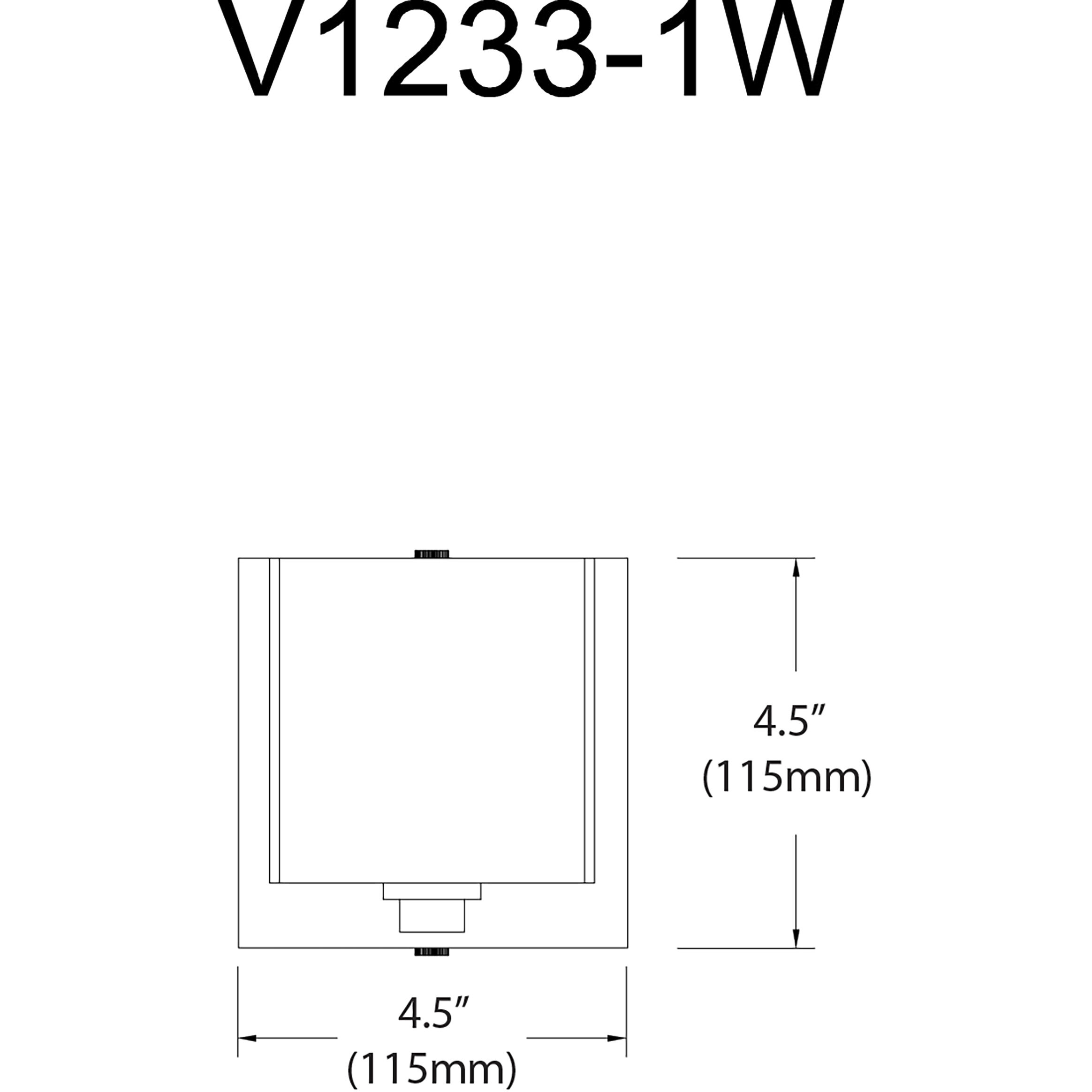 Verona LED 4.5 inch Polished Chrome Vanity Light Wall Light
