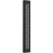Twilight LED 48.5 inch Textured Black with Tidal Cast Glass Outdoor Sconce in 2700K LED, Large