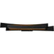 Candora LED 36 inch Black Vanity Light Wall Light
