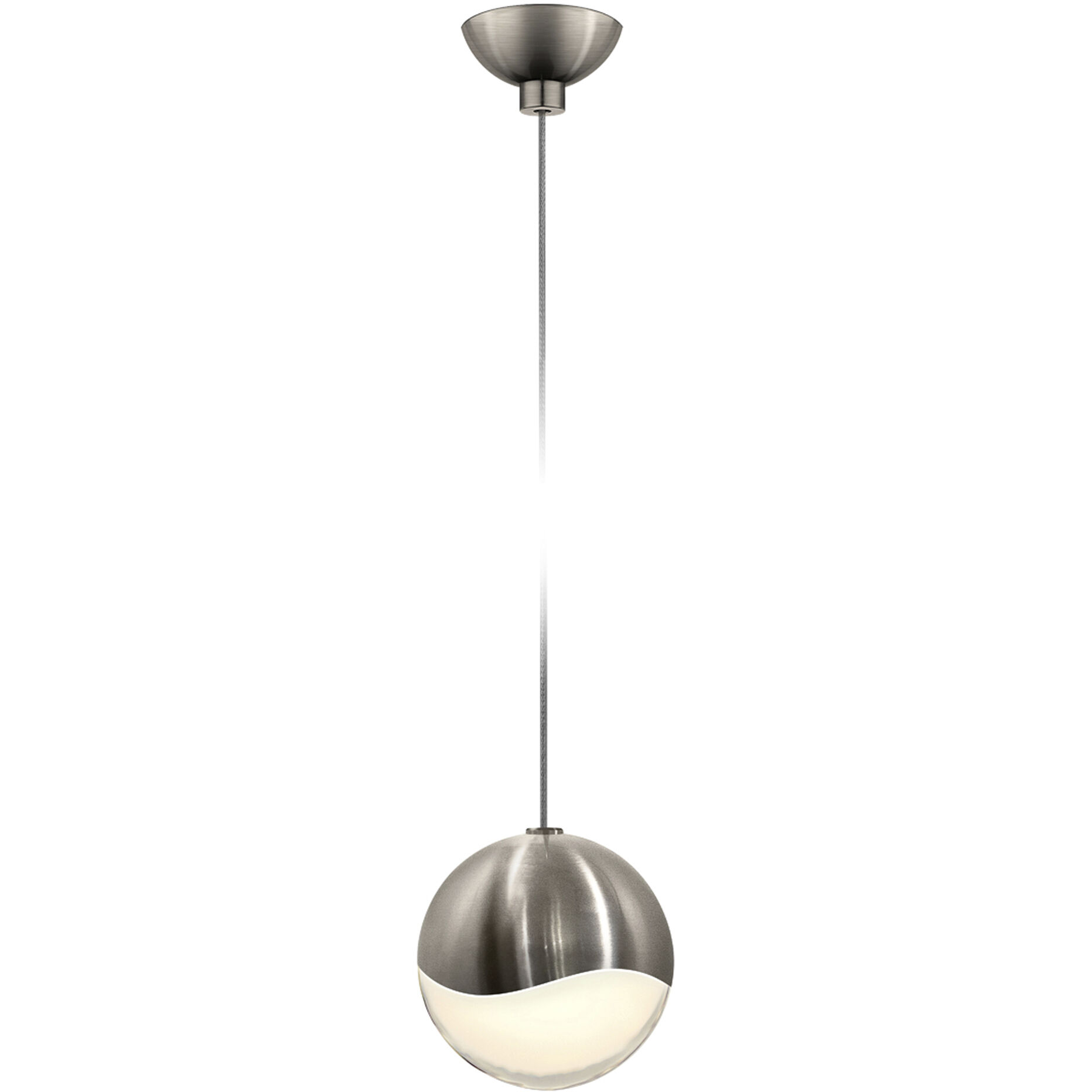 Grapes LED 3.25 inch Satin Nickel Pendant Ceiling Light in Medium
