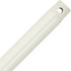 Fan Accessory Fresh White Fan Downrod, 18"