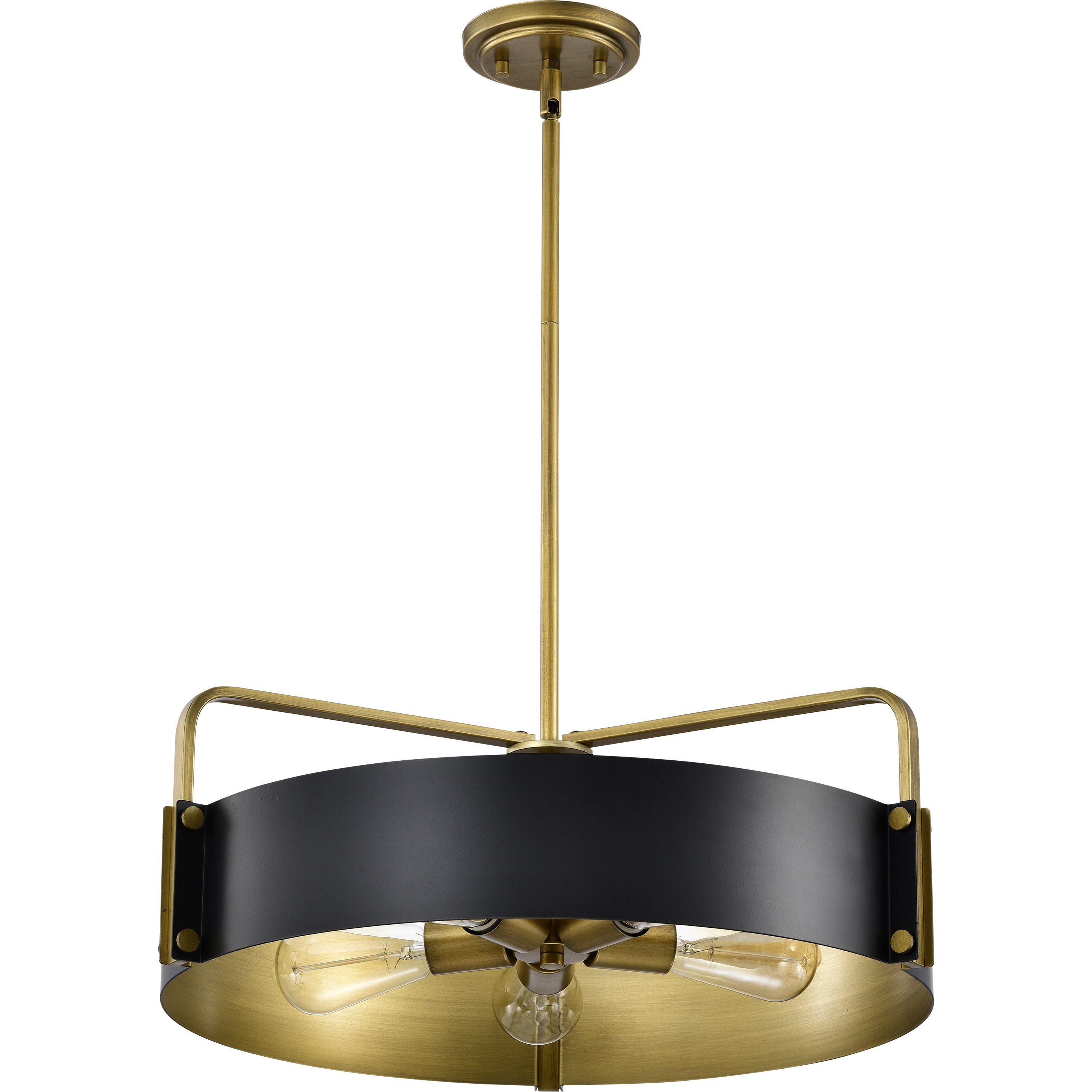 Altos 5 Light 22 inch Matte Black Pendant Ceiling Light