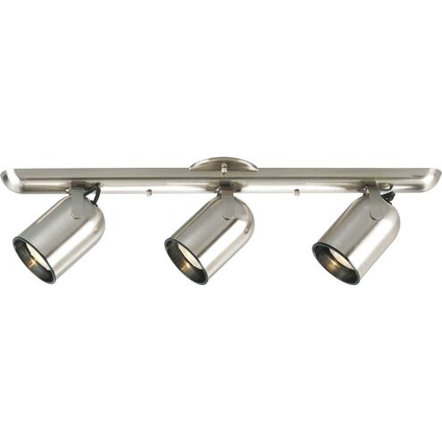 Directional 3 Light 6.56 inch Brushed Nickel Multi Directional Wall/Ceiling Light