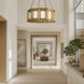 Austen LED 36 inch Aged Brass Chandelier Ceiling Light