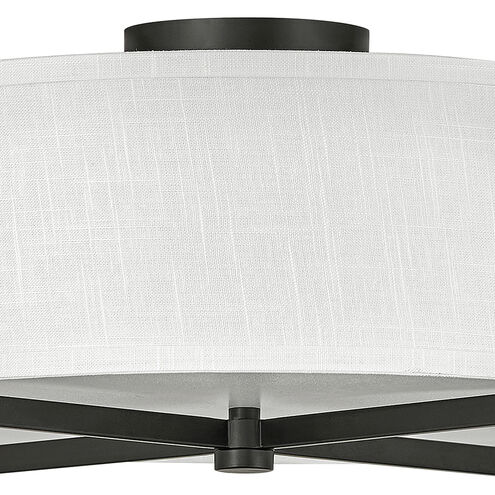 Galerie Axis LED 20 inch Black Indoor Semi-Flush Mount Ceiling Light