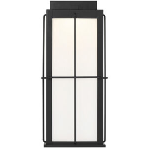Bensa LED 19.75 inch Black Outdoor Wall Sconce