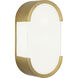 Bryce 2 Light 6.75 inch Antique Brass Wall Sconce Wall Light