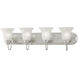 Whitmore 4 Light 30 inch Satin Pewter Vanity Light Wall Light