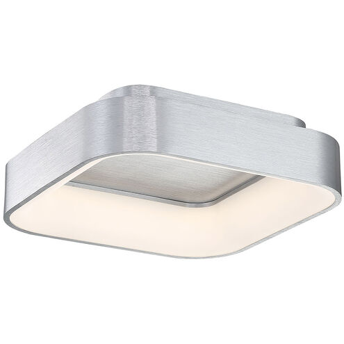 Tetris LED 17.81 inch Brushed Aluminum Flush Mount Ceiling Light, dweLED