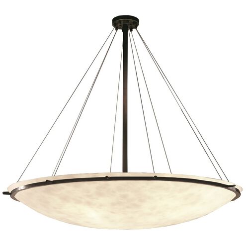 Clouds 8 Light 51 inch Dark Bronze Pendant Ceiling Light, Ring Family, Choices