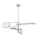 Jervis LED 49 inch Burnished Nickel Chandelier Ceiling Light