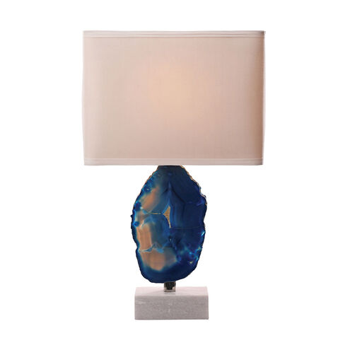 Grace Ave 28 inch 100.00 watt Blue Table Lamp Portable Light