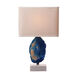 Grace Ave 28 inch 100.00 watt Blue Table Lamp Portable Light