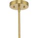 Haas 6 Light 33.5 inch Brushed Bronze Chandelier Ceiling Light, Design Series