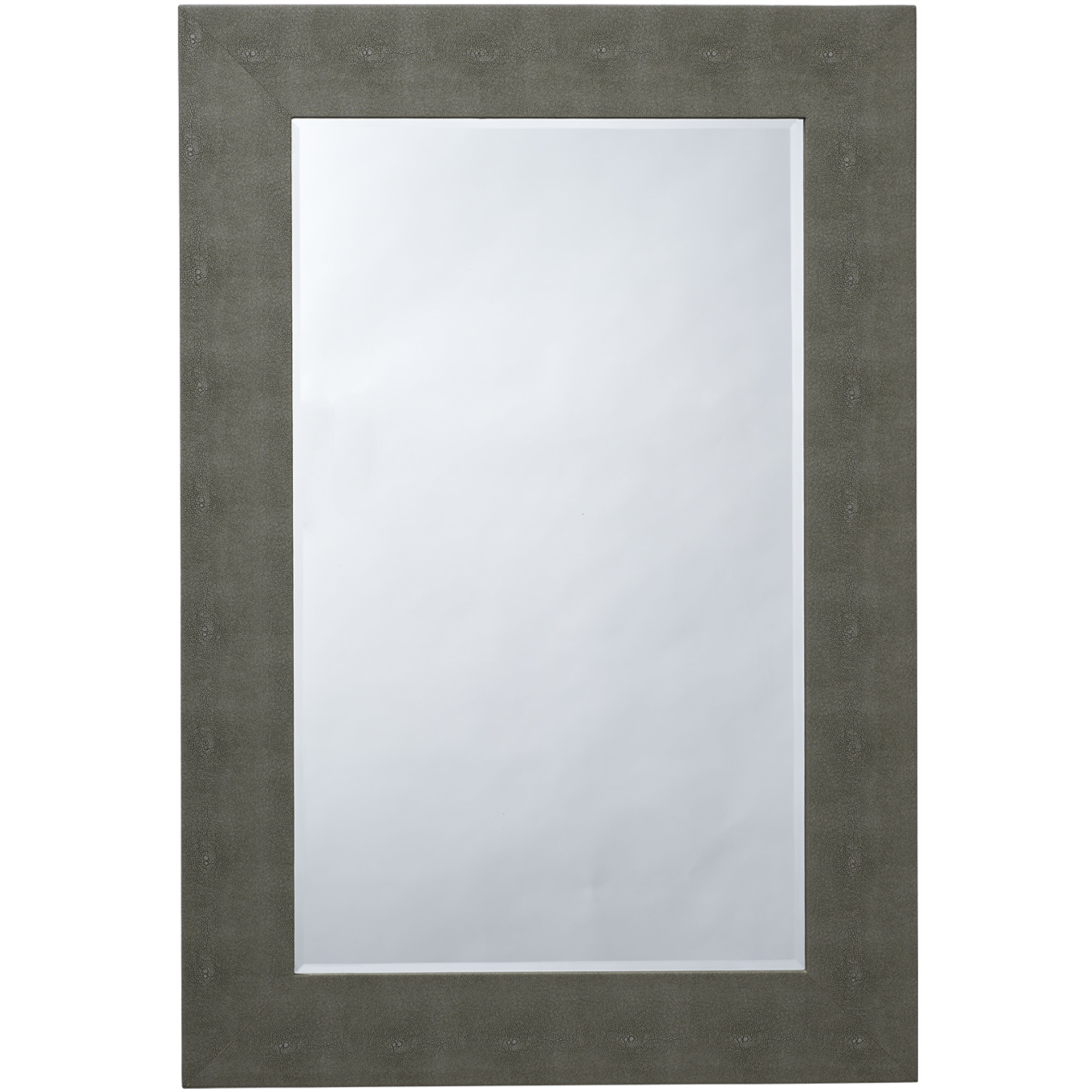 Structure 38 X 26 inch Grey Mirror