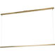Art + Alchemy Ingot LED 1.25 inch Modern Brass Pendant Ceiling Light