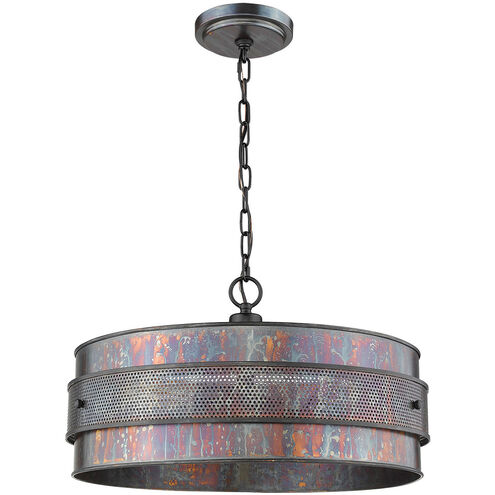 Ryker 3 Light 21 inch Bronze Patina Pendant Ceiling Light