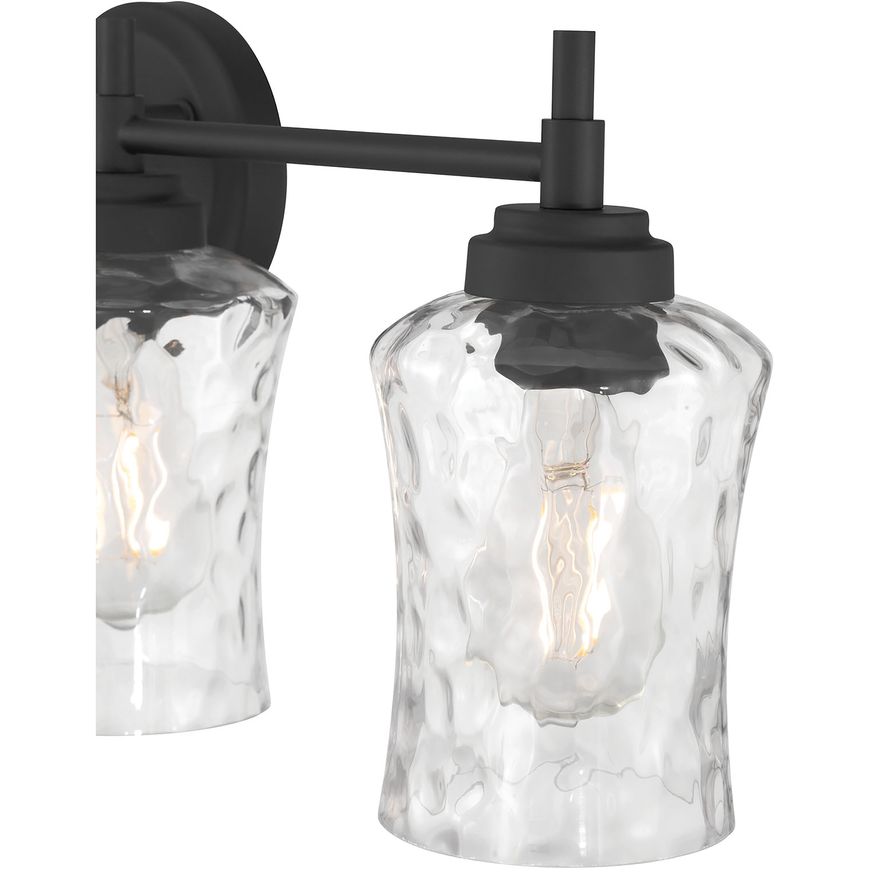 Clarvyn 4 Light 29.25 inch Matte Black Bathroom Vanity Light Wall Light