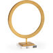 Pam Cain Antique Gold Leaf/Clear Decorative Accent