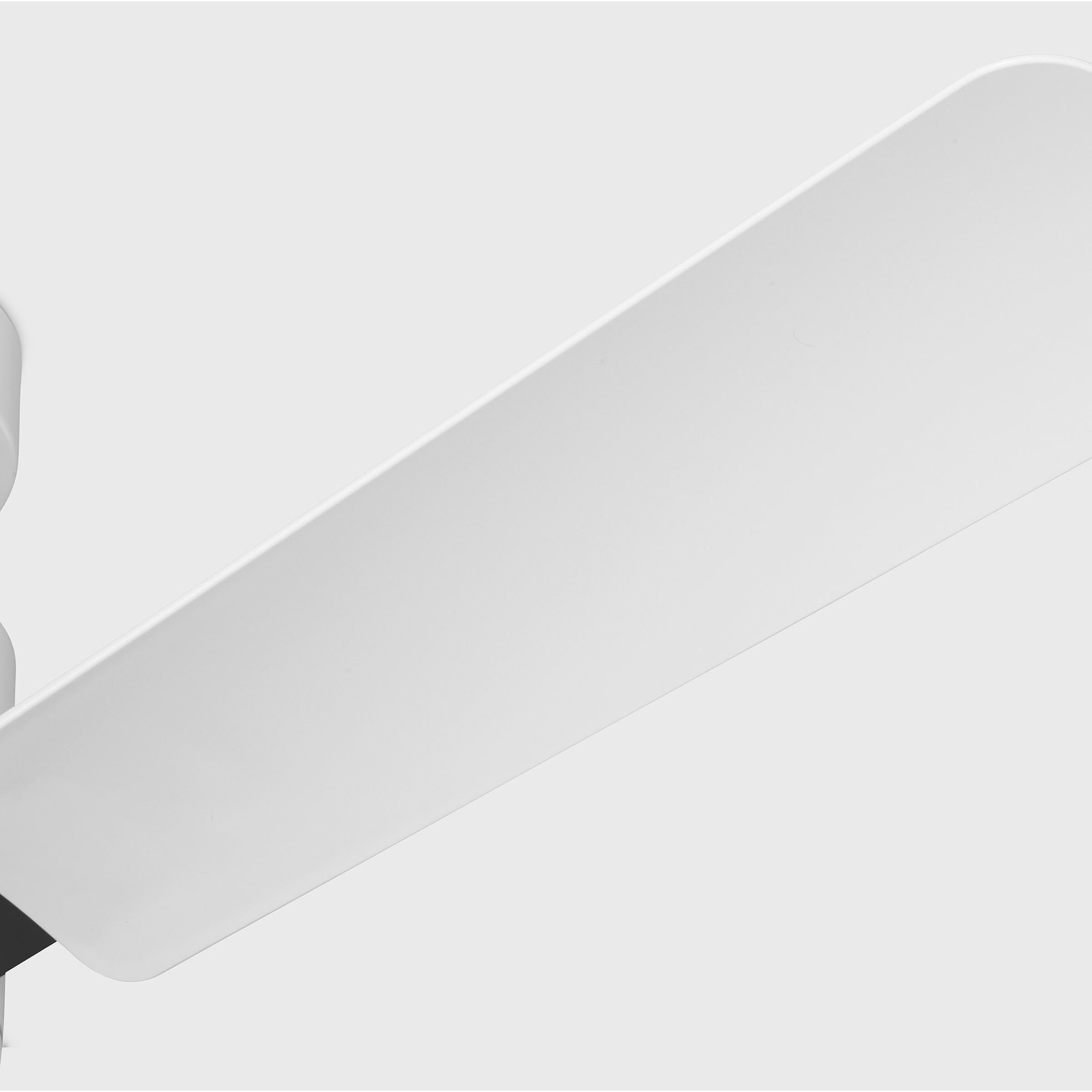 Cleancut 54 inch Matte White with Matte White ABS Blades Indoor/Outdoor Smart Ceiling Fan