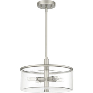 Hailie 4 Light 14 inch Satin Nickel Pendant Ceiling Light