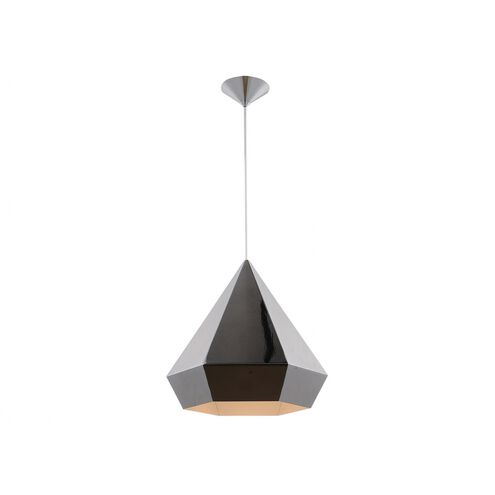 Doheny Ave. 1 Light 14 inch Chrome Pendant Ceiling Light