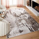 Ayda 90 X 63 inch Black/Grey Rug in 5 x 7