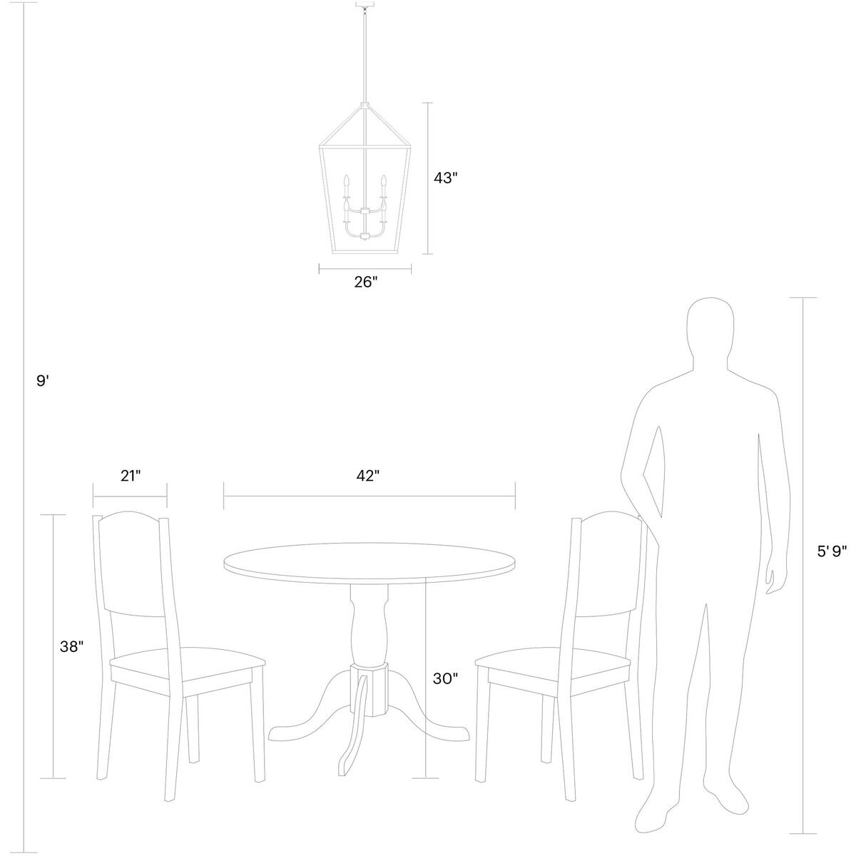 Sean Lavin Gannet 8 Light 26 inch Weathered Oak Wood / Antique Forged Iron Chandelier Ceiling Light