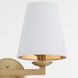 Karnes 2 Light 16 inch Aged Brass Wall Mount Wall Light