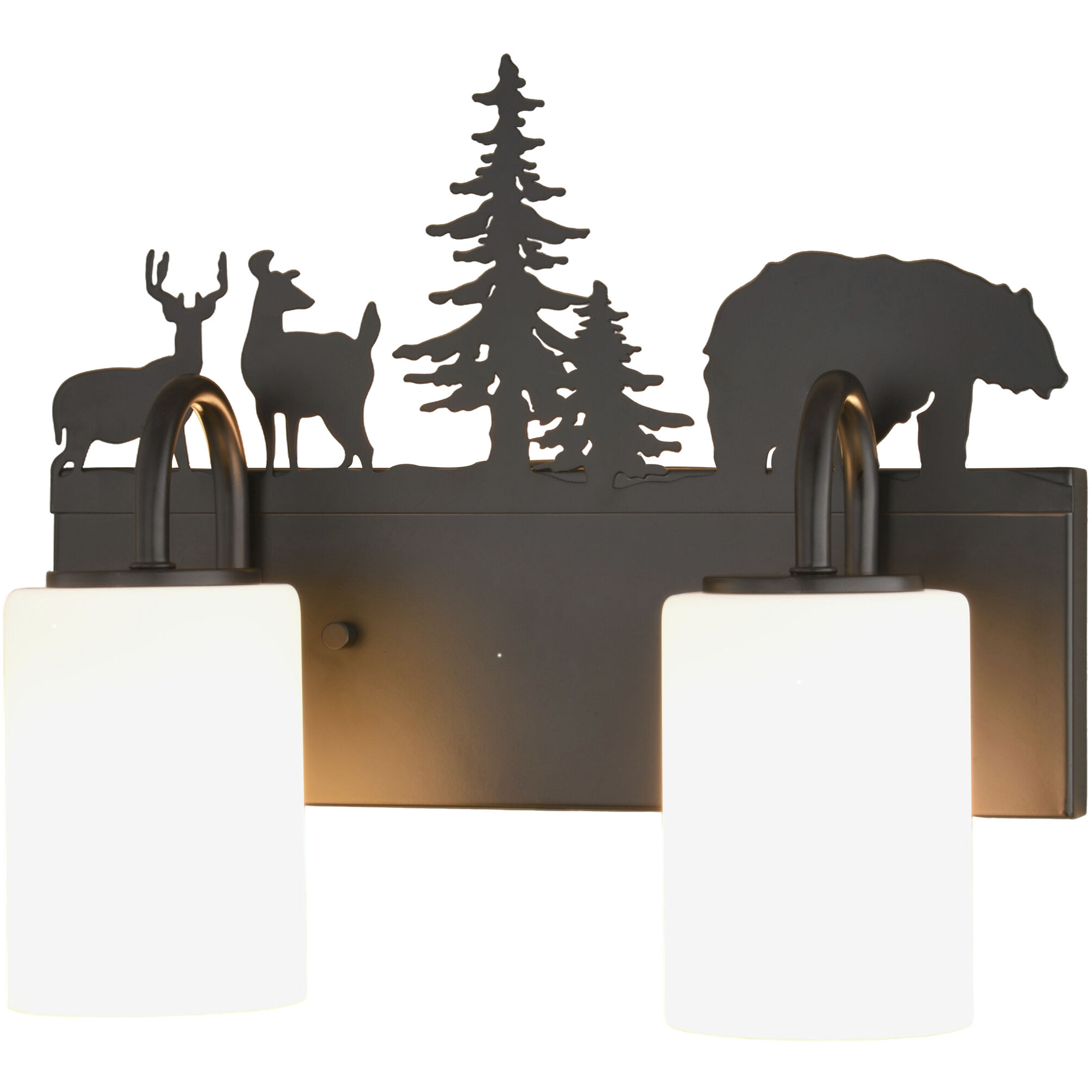 Acadia 2 Light 14.5 inch Bronze Bathroom Light Wall Light