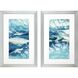Abstract Collection Contemporary Style In Chrome-Silver Framed Art
