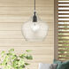 Aldrich 1 Light 10 inch Black with Brushed Nickel Accent Pendant Ceiling Light