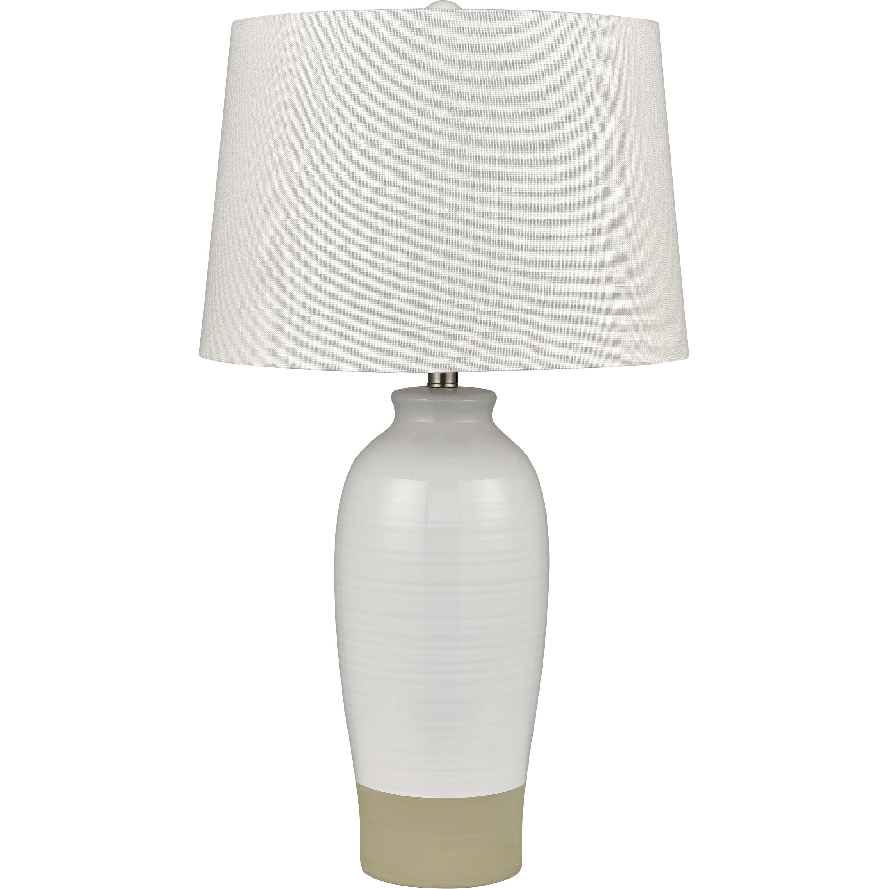 Peli 29 inch 150 watt White Table Lamp Portable Light