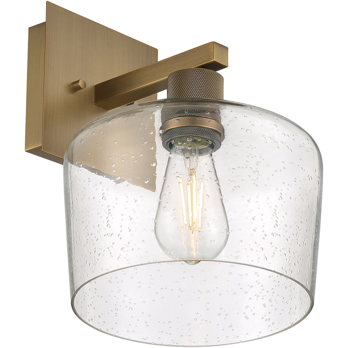 Port Nine LED 9 inch Antique Brushed Brass Wall Sconce Wall Light