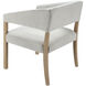 Grace Upholstery: Cream; Base: Wheat Dining Chair