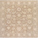 Caesar 96 X 96 inch Neutral and Brown Area Rug, Wool