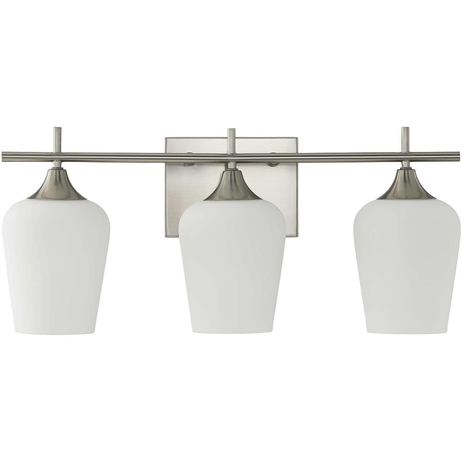 Octave 3 Light 21 inch Satin Nickel Bathroom Vanity Light Wall Light, Essentials