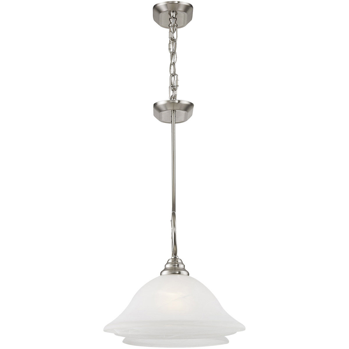 Coronado 3 Light 50 inch Brushed Nickel Island Ceiling Light