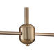 Keenan 4 Light 48 inch Vibrant Gold Linear Chandelier Ceiling Light
