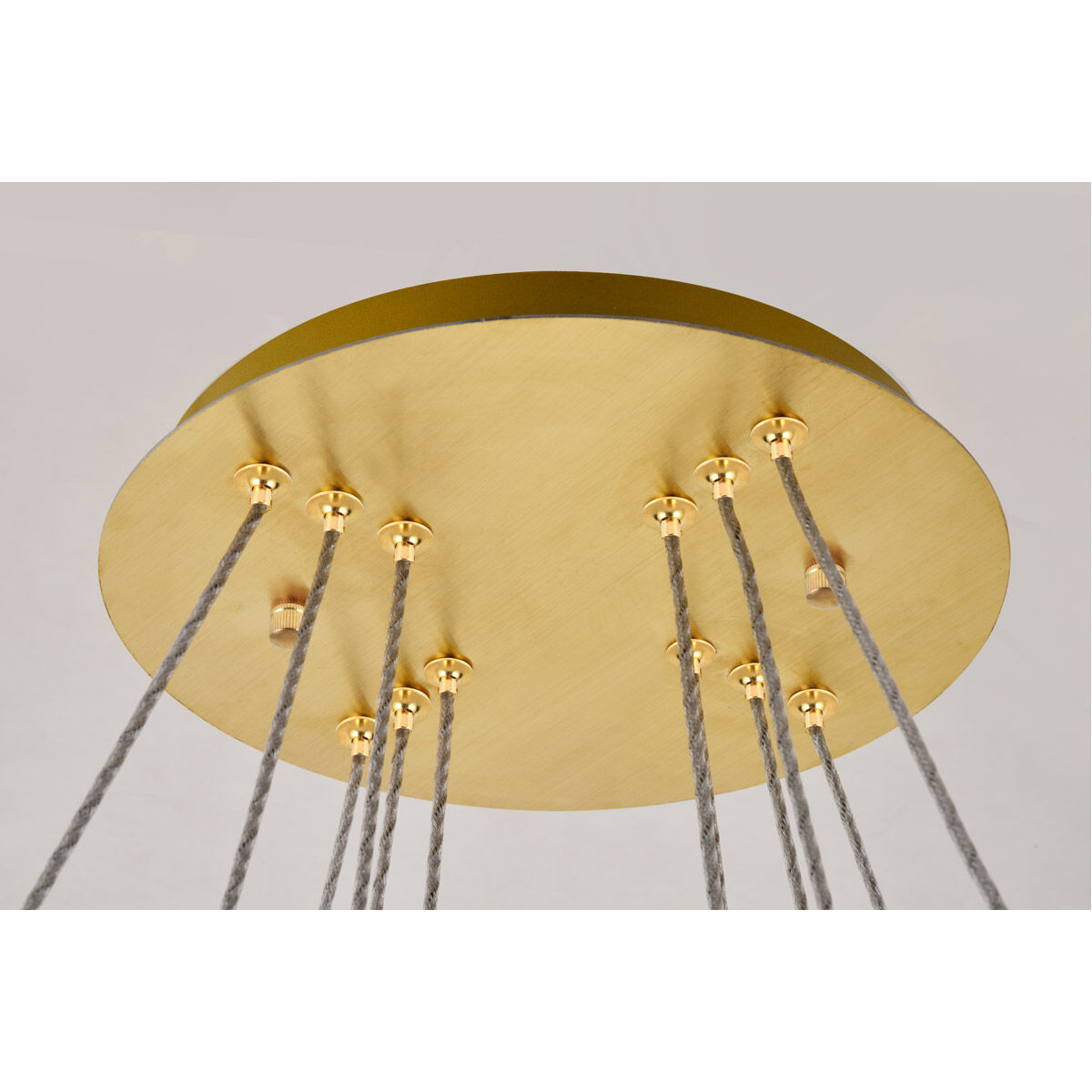 Monroe LED 32 inch Gold Pendant Ceiling Light