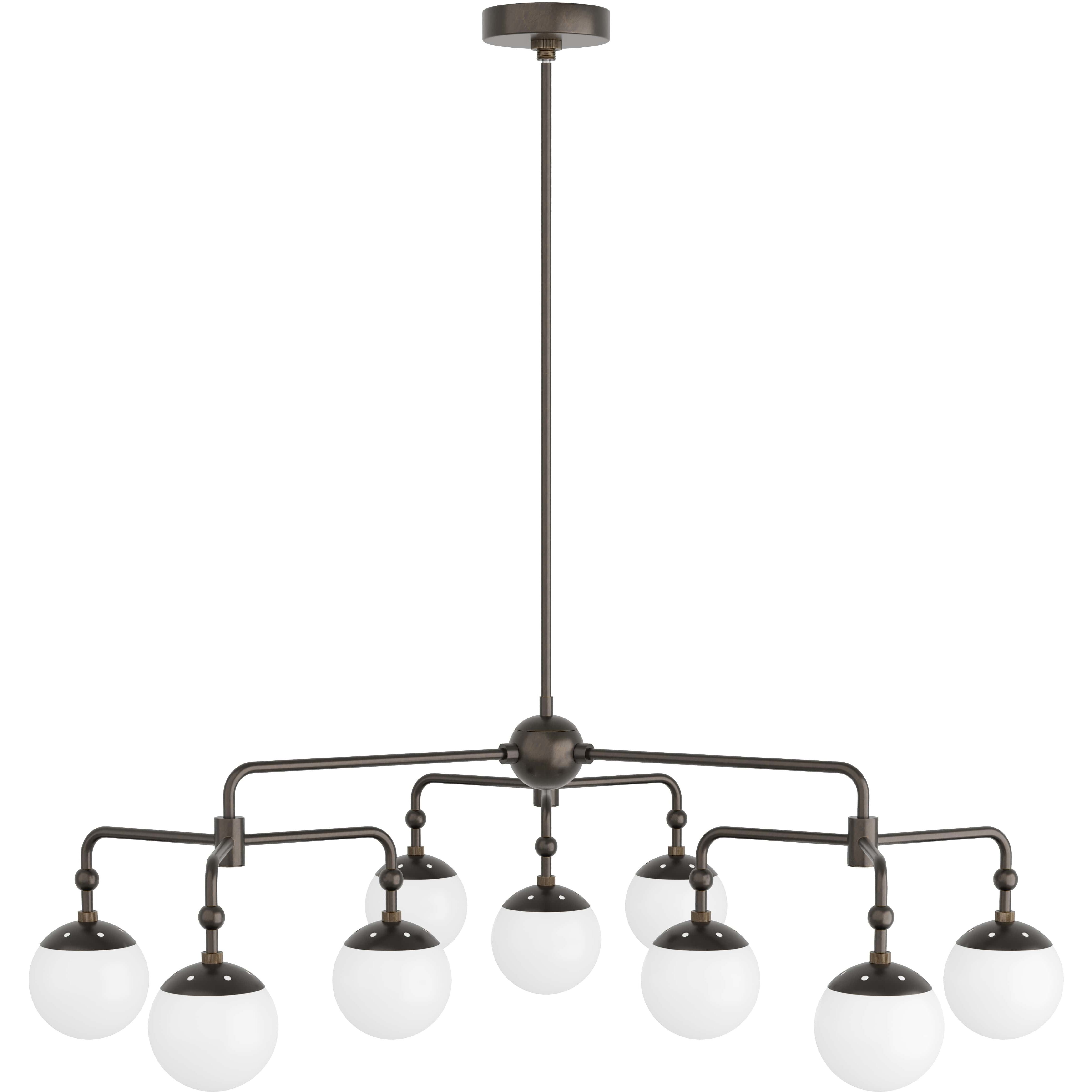 Utica 9 Light 40 inch English Bronze Chandelier Ceiling Light