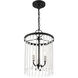 Elizabeth 3 Light 11 inch Black Pendant Chandelier Ceiling Light