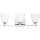 Drew & Jonathan Toffino 3 Light 26 inch Chrome Wall Bath Fixture Wall Light