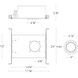 FQ Integrated LED Galvanized Steel Housing, IC Housing Only