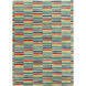 Young Life 132 X 96 inch Red/Emerald/Dark Blue/Olive/Sage/Ivory Handmade Rug